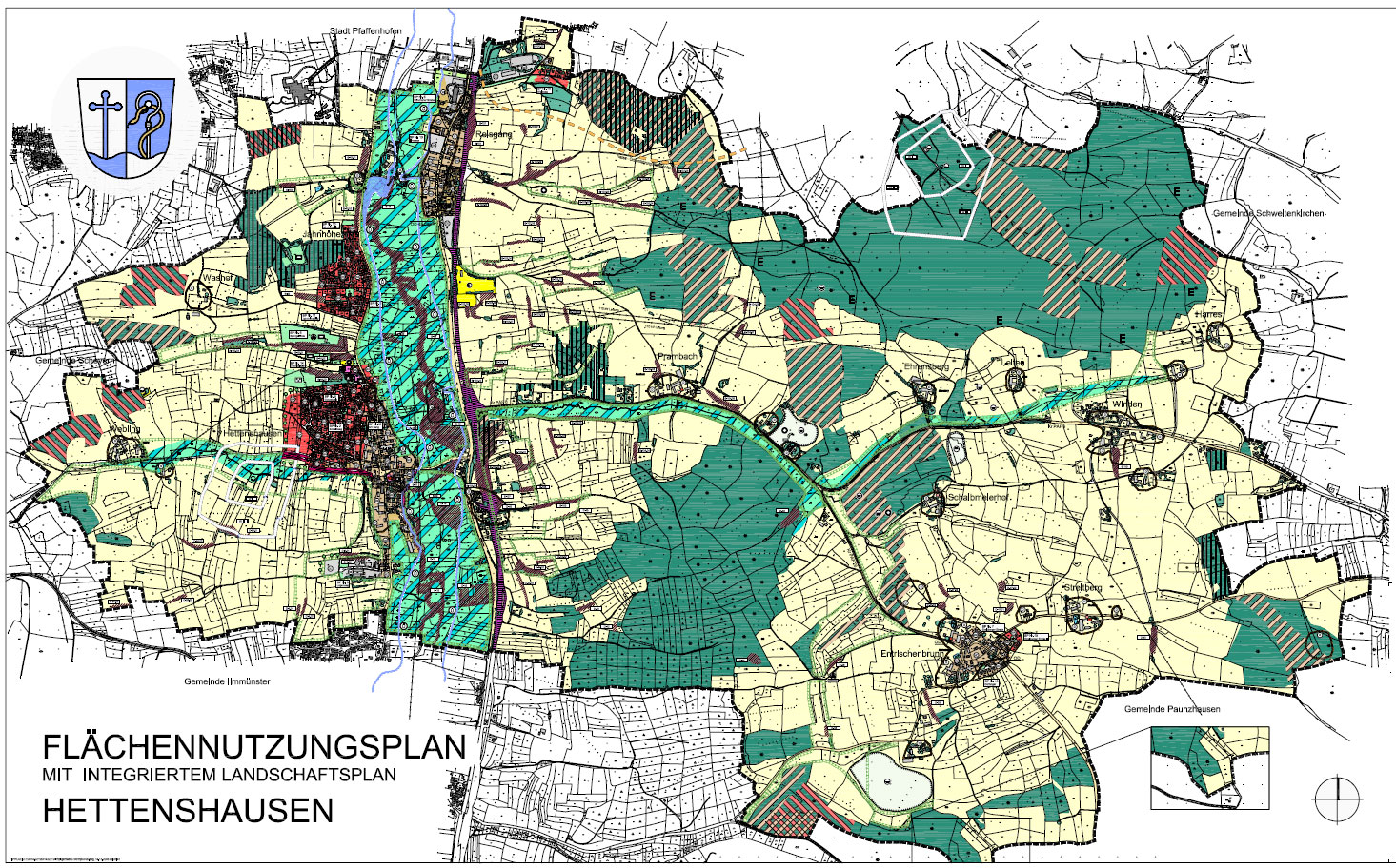 Flächennutzungsplan Hettenshausen