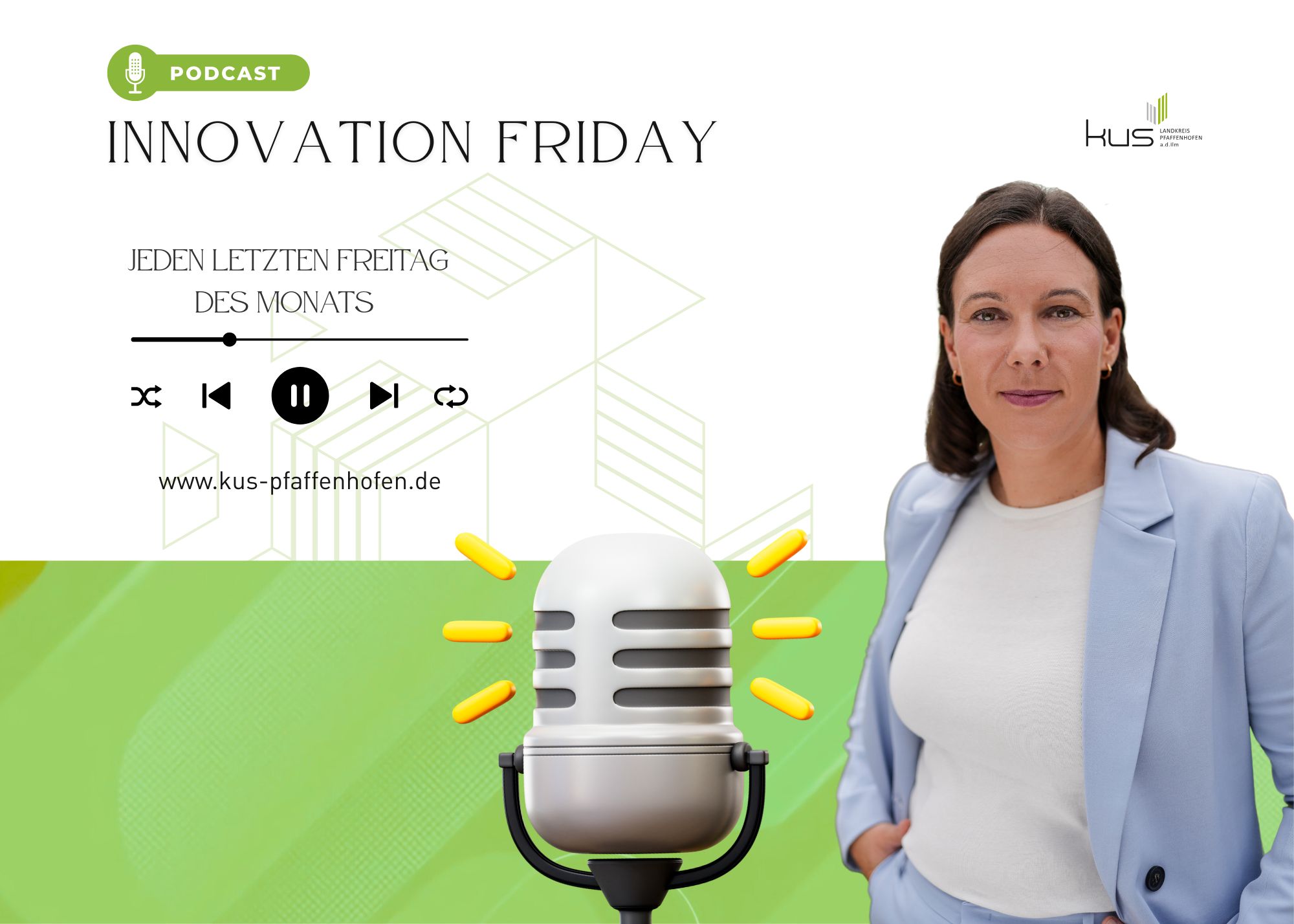 Innovation Friday: Neuer KUS-Podcast gibt Impulse für Unternehmen im ländlichen Raum